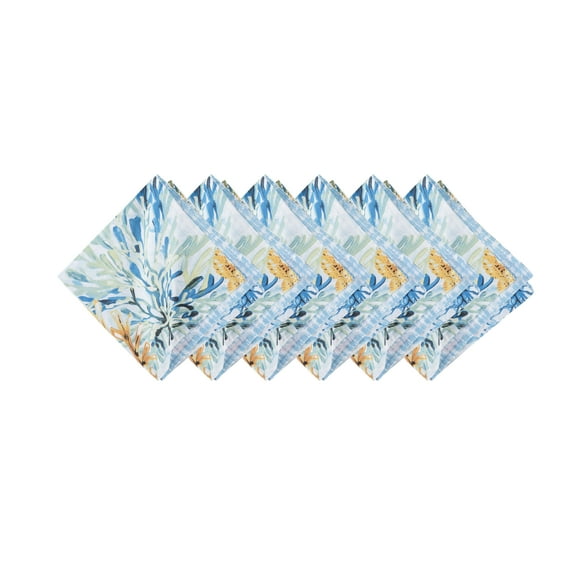 Makena Beach Cloth Napkins, Set of 6