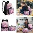 thumbnail image 6 of Yspwyqan Kids Backpack Set, Cherry Blossom Axolotl Backpack and Lunch Box Set Girls Ages 8-15, 17" Double Zipper Trendy Daypack with Water Bottle Bag for High School, 6 of 7