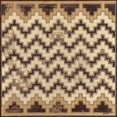 thumbnail image 2 of Wyatt Jr., Norman 20x20 Gold Ornate Wood Framed with Double Matting Museum Art Print Titled - Antique Mudcloth III, 2 of 4