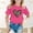 Hot Pink, variant on Gzbliryd Girls Graphic T Shirts Letter Print T Shirt Top Summer T Shirts for Teens Boys Girls Cute Summer Tops (Hot Pink,3-4 Years)