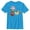 Turquoise, variant on Boy's Pokemon Christmas Jigglypuff and Fennekin Stocking Graphic Tee Turquoise Medium
