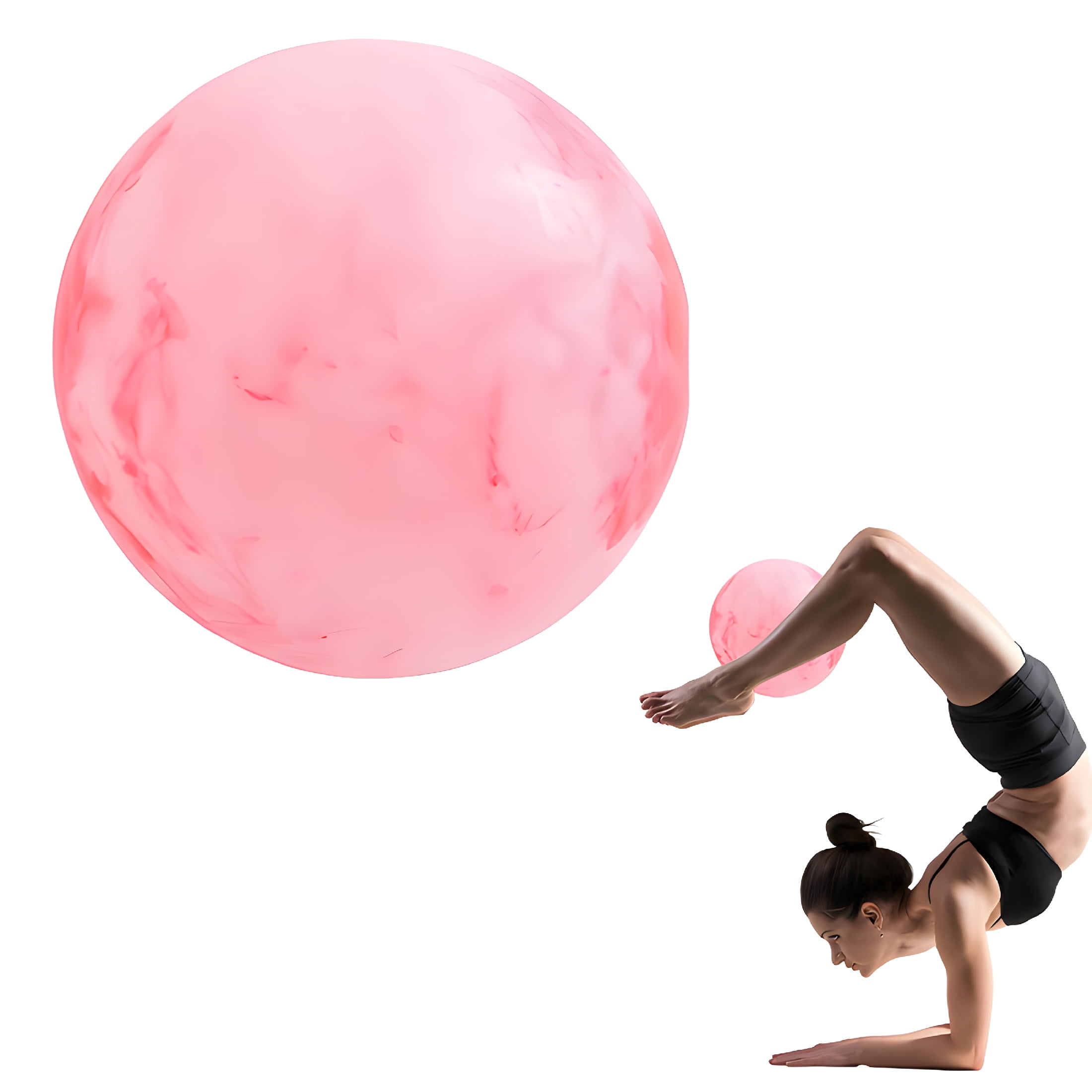 Bouchon Et Extracteur D'Air Pour Ballon De Gym - Kit Pour Balles De Fitness, Pilates, Saut - 9