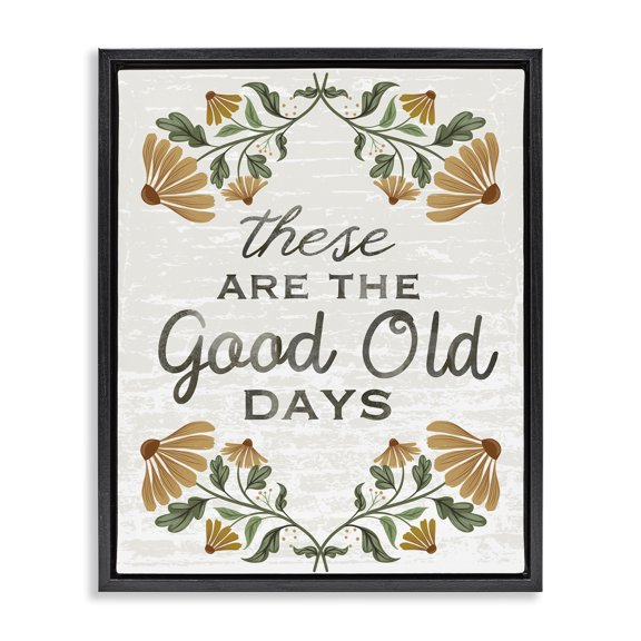Stupell Industries French Country Black Floating Frame Canvas Art, 17 x 21, by Arrolynn Weiderhold