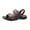 Brown, variant on Xfvqtps Men Sandals Slingback Side Cutout Open Toe Thick Sole Soft Non Slip Comfortable Breathable Casual Sandals Black