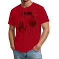 thumbnail image 4 of Halloween Shirts for Men Witch Hat Spider Graphic Short Sleeve Spooky T-Shirt Candy Print Crew Neck Horror Fall Costumes 4XL, 4 of 5