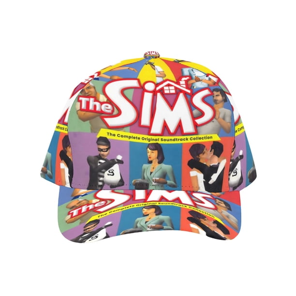 Los Sims Gorra de Béisbol para Hombres, Mujeres y Niños, Gorra Clásica de Visera Plana, Gorra Hip Hop Trucker, Snapback Ajustable
