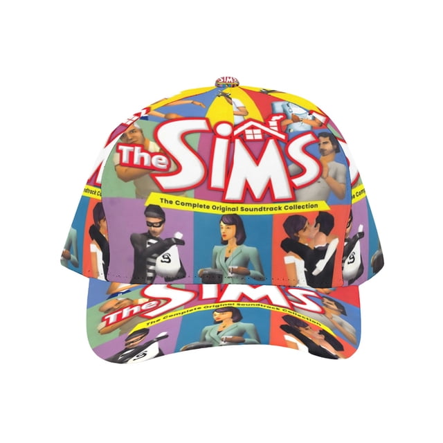 Los Sims Gorra de Béisbol para Hombres, Mujeres y Niños, Gorra Clásica de Visera Plana, Gorra Hip Hop Trucker, Snapback Ajustable