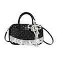 thumbnail image 2 of Bolso de mano para mujer, moderno, con correa ajustable, ligero, ideal para viajar. Negro, 2 of 9