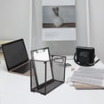 thumbnail image 5 of USHOBE Mesh File Holder for Desk Metal Organizer with Foldable Design and Multiple Storage Layers, 5 of 8