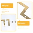 thumbnail image 3 of 4 Sets Pivot Hinge for Attic Ladder Copper Secret Door Hinge Replacement, 3 of 8