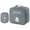 gray, variant on 2Pcs Empty Waterproof First Aids Bag Large Capacity Emergency Bag Portable Caregivers Bag Medical Supplies Organizers