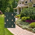thumbnail image 2 of Yayeee Garden Flag 12"x18" Double Sided Outdoor Yard Lawn Holiday Decorations, Pink Christmas Trees, 2 of 6