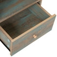 thumbnail image 5 of SESSLIFE End Side Table Set of 2 with a Drawer, Wood Bedside Table, Versatile Nightstand, Storage Shelf, Side Table for Home & Office, Patina Green, 5 of 10
