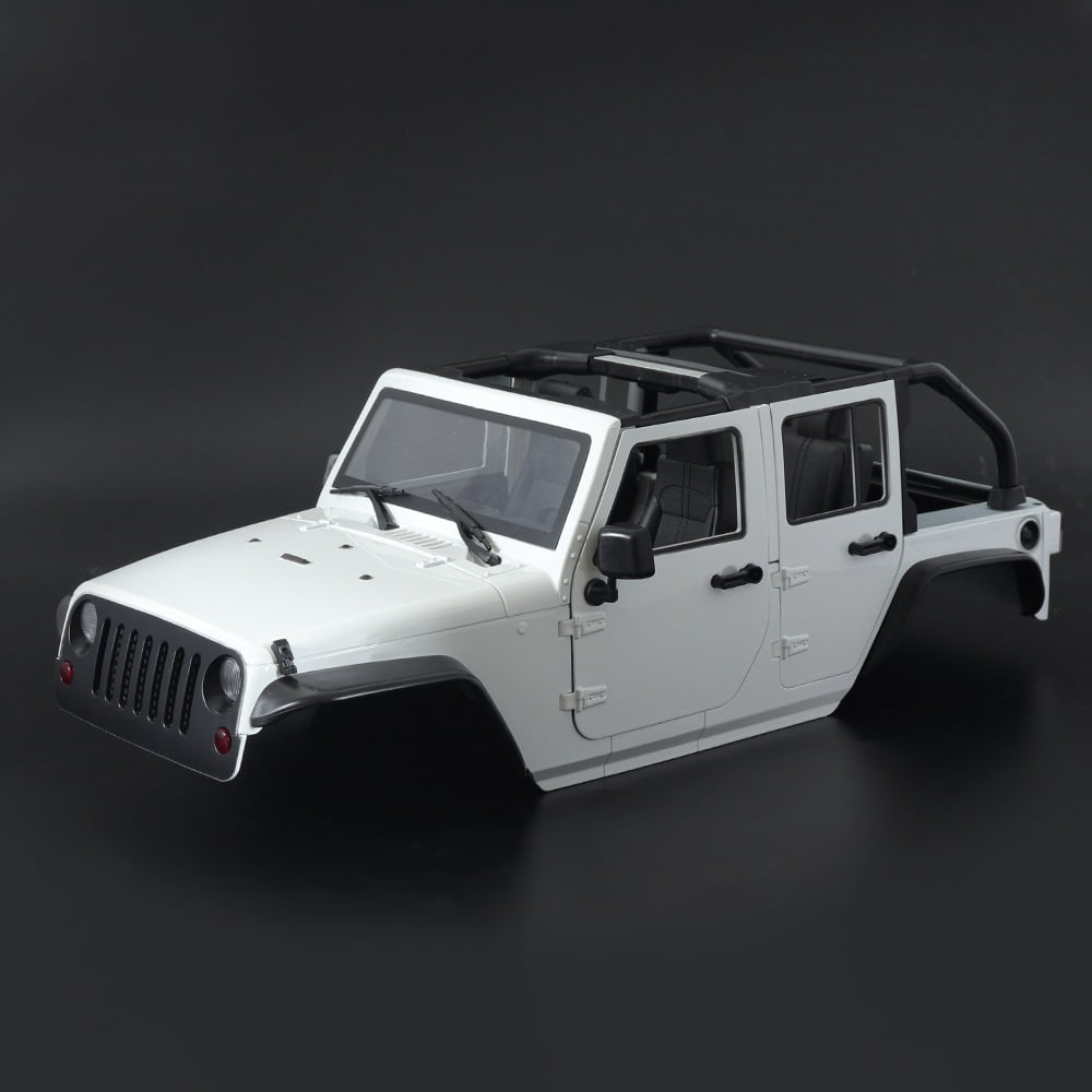 Unassembled Kit 313mm Wheelbase Convertible Open Car Body Shell for 1/10 RC Crawler Axial SCX10 90046 Jeep Wrangler Unassembled Kit 313mm Wheelbase Convertible Open Car Body Shell for 1/10 RC Crawler Axial SCX10 90046 Jeep Wrangler