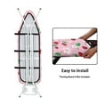 thumbnail image 4 of Kuiaobaty Non-Slip Ironing Board Cover with Elastic Edge Cherry Blossom Leaf Pattern Protective Scorch Polyster Ironing Board Replacement Cover Stain Resistant Home Decoration, 4 of 5