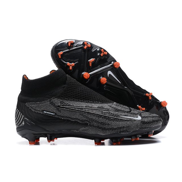 Nike High-top Phantom GX Doble Capa De Paja De Seda De Punto Completo FG Fútbol Cleat Gao Jiahui unisex
