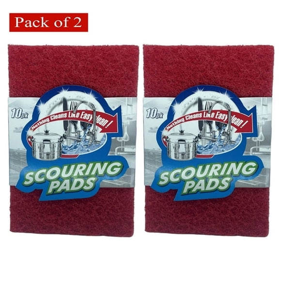 Pure Kleen Scouring Pads 10 Count (Pack of 2)