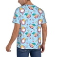 thumbnail image 2 of Hirioo Gnome Pool Party for Men's Baseball T-shirt Shirts Short Sleeve Casual Summer Button Stretch T Shirts,Size S-4XL-4X-Large, 2 of 7