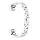 thumbnail image 5 of Pulsera de acero inoxidable con incrustaciones de diamantes de imitación para mujer, decoración de muñeca para FitbitSilver YUNYI BRAND Deportes, 5 of 8