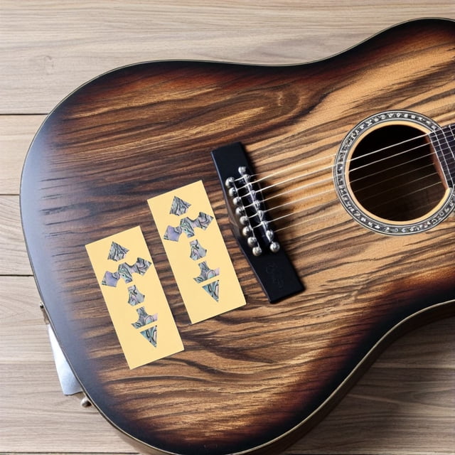 unbranded 5Ud Calcomanías Incrustaciones Para Diapasón De Guitarra Multicolor Para Personalizar Guitarra Y Bajo