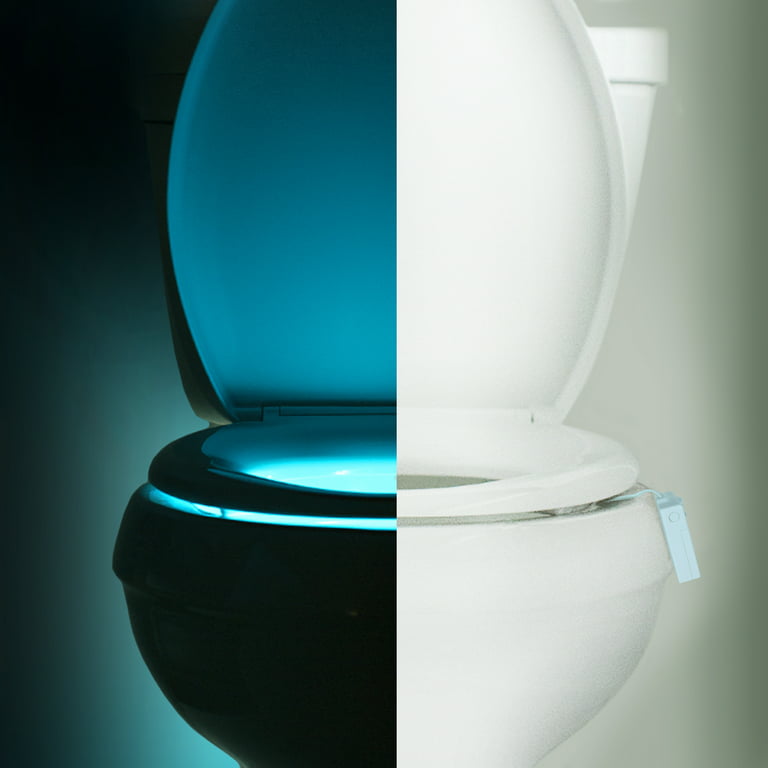 Toilet Night Light, As Seen On Shark Tank, Multi-Color, Universal Fit,  Battery Powered Motion Sensor Night Light, Bathroom Gadgets, Potty Training  LED