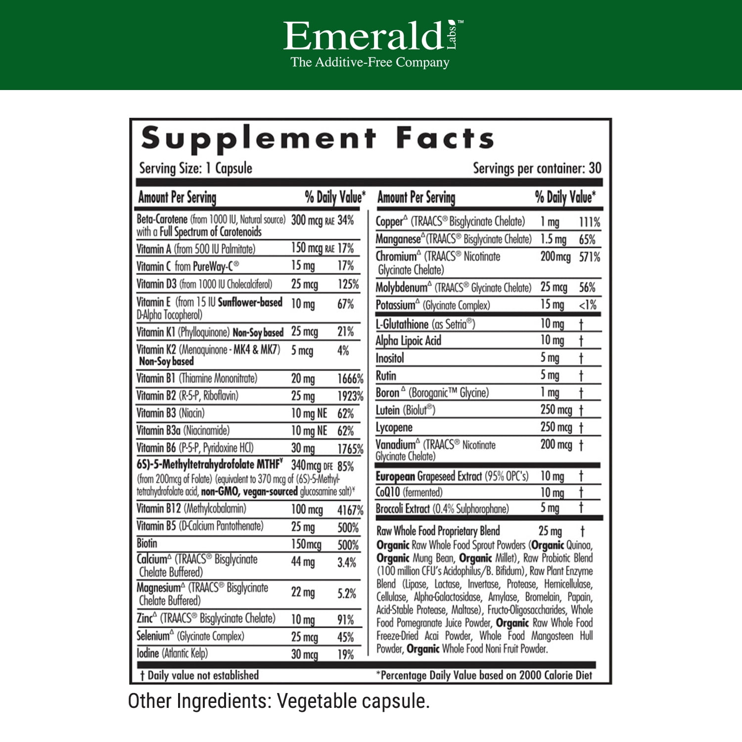 Emerald Labs Womens 45+ 1-Daily Multi - Multivitamin Nigeria | Ubuy