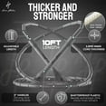 thumbnail image 2 of Honor Athletics 2.0 Beaded Jump Rope - Adjustable with Unbreakable Handles & Shatterproof Beads for Enhanced Fitness Training (Galactic Silver), 2 of 5