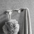thumbnail image 2 of Gancho para toallas de pared con ganchos de acero inoxidable 304, ganchos para toallas de pared para puertas de baño y cocina (3 ganchos, cepillado), 2 of 5