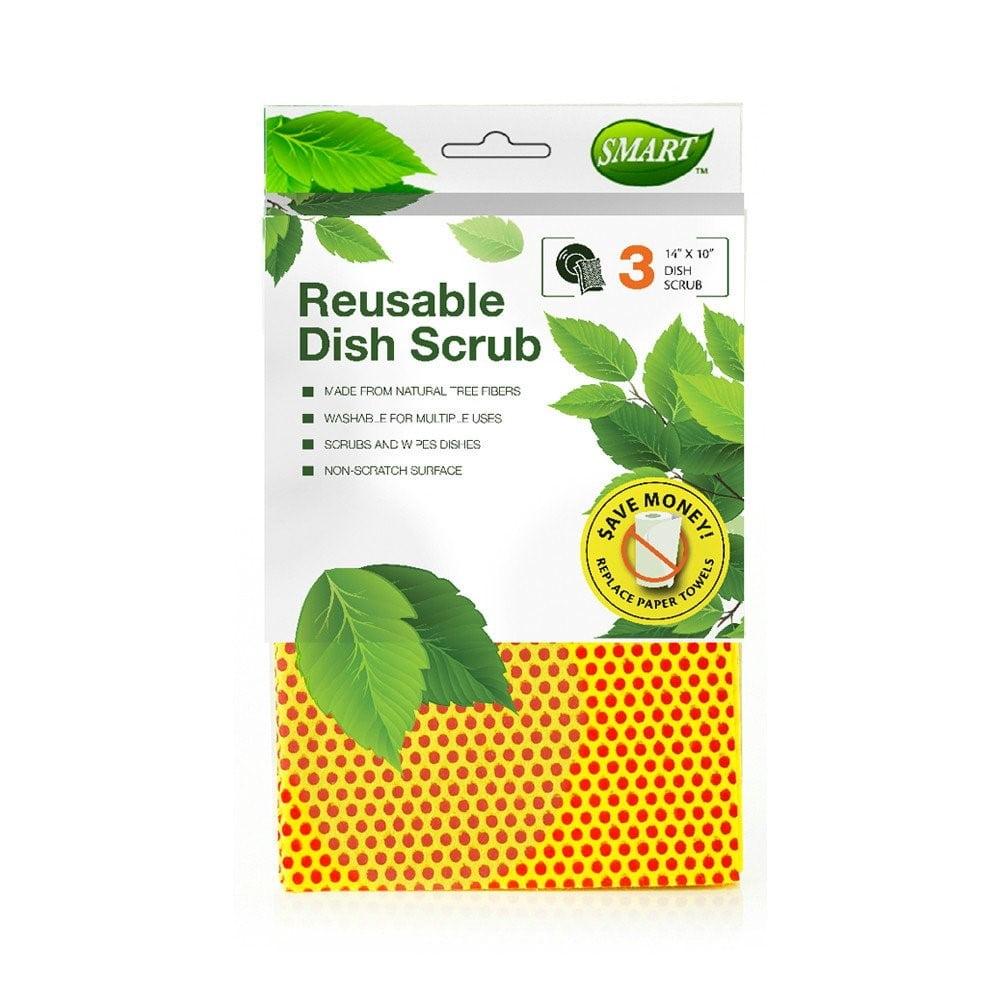 Smart Reusable Dish Scrub, 3 Ct