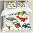 thumbnail image 3 of Ambesonne Dinosaur Duvet Cover Set, 3 of 3