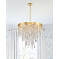 thumbnail image 3 of Crystorama Winfield 6 Light Antique Gold Chandelier - 24"W x 24"H x 24"D, 3 of 13