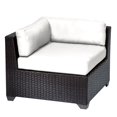 thumbnail image 1 of Belle Chaise de Patio d'Angle en Blanc, 1 of 1