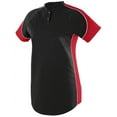 thumbnail image 2 of Augusta 2XL Ladies Blast Jersey Black/Red/White 1532, 2 of 2