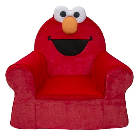 Marshmallow Furniture - Children's Foam Elmo Comfy Chair by Spin
