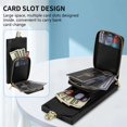 thumbnail image 6 of Dteck for Galaxy Note 20 Ultra Case Wallet with Zipper Pocket PU Leather Protective Back Phone Case with Lanyard Compatible with Samsung Galaxy Note 20 Ultra,Black, 6 of 7