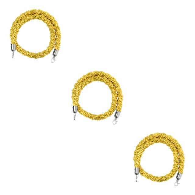Seitruly Barrier Rope Crowd Control Stanchion Queue Twisted Rope with Hooks Type1 NO1