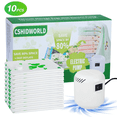thumbnail image 1 of CshidWorld Bolsa de 10 Bolsas de Almacenamiento Al Vacío Jumbo, Bolsas Selladoras Al Vacío con Bomba Eléctrica para Edredones, Mantas, Ropa de Cama, Ropa, Bolsas de Compresión para Almacenamiento en, 1 of 9