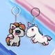 thumbnail image 2 of Kit Llavero Punto Cruz con Cuentas Hechas a Mano Hugtrwg 2 Uds Regalo Animal, 2 of 8