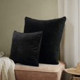 thumbnail image 2 of Funda de almohada EVOLIVE Euro Sham, 66 x 66 cm, suave microvisón negro, 2 of 6