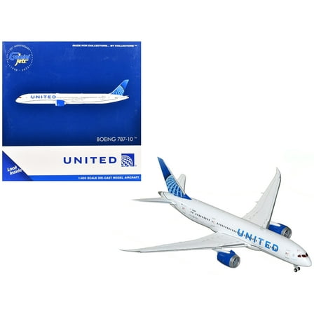 Boeing 787-8 Commercial Aircraft "United Airlines" (N26902) White with Blue Tail 1/400 Diecast Model Airplane by GeminiJets