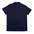 thumbnail image 5 of LIIPEE Men Shirts Casual Solid Color Short Sleeve Stand Neck Business Shirt Male Regular Fit Lightweight Fashion Tops Comfortable Breathable Soft Daily Shirts,Blue,L, 5 of 7