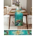 thumbnail image 6 of Sea Turtle Table Runner Coastal Nautical Ocean Summer Beach Tablerunners 13 x 90 Inch, Table Decorations Tabletop Scarf for Summer Gathering Holiday Farmhouse Kitchen Dining Decor, 6 of 6
