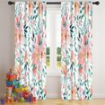 thumbnail image 5 of Blackout Kids Curtains,Pioneer Flower Floral Print Pattern Childrens Insulated Curtains Set Of 2,Bedroom Essentials,Toddler Room Decor 42"x84", 5 of 5