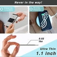 thumbnail image 3 of SleekStrip Stand & Grip - Ultra Thin Phone Strap Holder for Hand with 2-Angle Stand, Modern Design with Strong Hold Adhesive, Fits Most iPhone and Android Phone Cases, Wireless Chargers and, 3 of 3