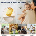 thumbnail image 3 of Smasener Bottle Brush Set, 6-in-1 Baby Bottle Cleaner Kit with Sippy Cleaner, Nipple Brush, Straw Brush, Soap Dispenser, Portable Drying Rack, Baby Travel Essentials Available, Brown and White, 3 of 6