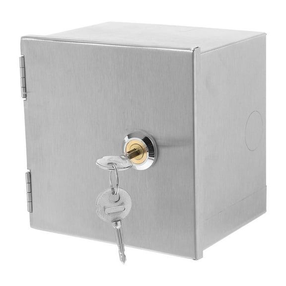 GOOHOCHY Wall Mounted Waterproof Electrical Box With Lock Electric Vehicle Outlet Box Weatherproof Storage Box For Outdoor Use