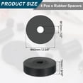 thumbnail image 2 of 4Pack Thick Rubber Spacer, 2-3/8 Inch OD x 1/2 Inch ID x 9/16 Inch Thickness, 2 of 6