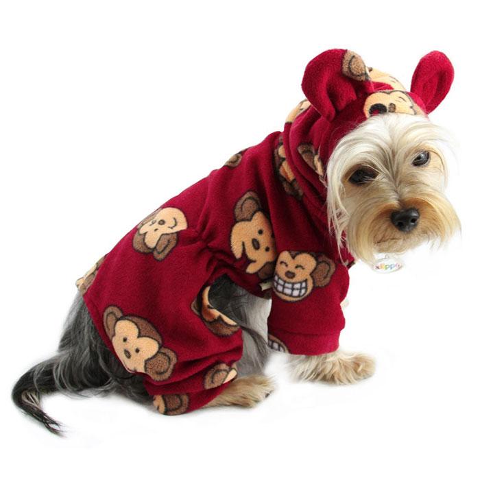fleece dog bodysuit
