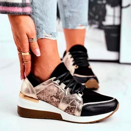 

PEASKJP Women s Slippers Summer Women Thick Bottom Lightweight Open Toe Breathable Printed Sandals Flatform Wedge Casual Sandal Grey 7.5