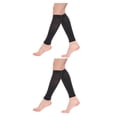 thumbnail image 2 of Justharion Womens Calf Compression Stockings For Comfortable And Protective Compression Lightweight Nylon Pressure Stocking black S 2Set, 2 of 6